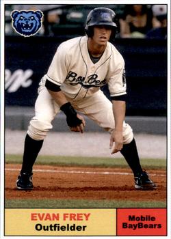 2010 Mobile BayBears #NNO Evan Frey Front