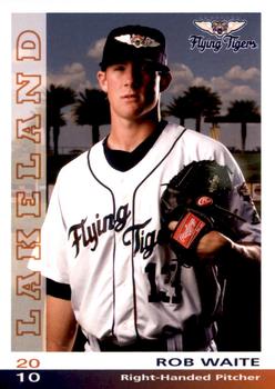 2010 Grandstand Lakeland Flying Tigers #NNO Rob Waite Front
