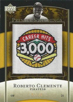 2007 Upper Deck Premier - Premier Stitchings Platinum #PS-13 Roberto Clemente Front