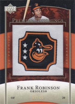 2007 Upper Deck Premier - Premier Stitchings Platinum #PS-75 Frank Robinson Front