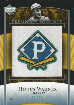 2007 Upper Deck Premier - Premier Stitchings Gold #PS-43 Honus Wagner Front