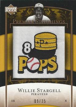 2007 Upper Deck Premier - Premier Stitchings Gold #PS-61 Willie Stargell Front