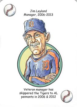 2016 Hero Decks Detroit Tigers Baseball Heroes Playing Cards #NNO Jim Leyland Front