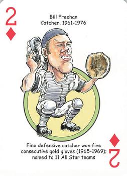 2016 Hero Decks Detroit Tigers Baseball Heroes Playing Cards #2♦ Bill Freehan Front