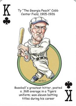 2016 Hero Decks Detroit Tigers Baseball Heroes Playing Cards #K♣ Ty Cobb Front