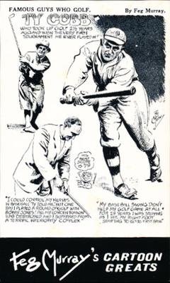 1975 Feg Murray's Cartoon Greats #NNO Ty Cobb Front