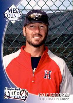 2010 Juco World Series Hutchinson Blue Dragons #NNO Kyle Crookes Front