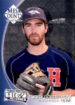 2010 Juco World Series Hutchinson Blue Dragons #NNO Jory Goldstrom Front