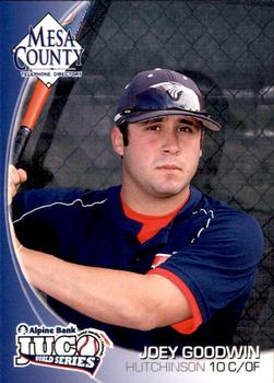 2010 Juco World Series Hutchinson Blue Dragons #NNO Joey Goodwin Front