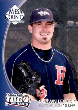 2010 Juco World Series Hutchinson Blue Dragons #NNO Shawn Lewick Front