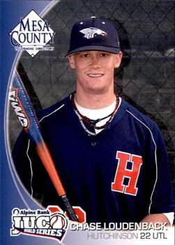 2010 Juco World Series Hutchinson Blue Dragons #NNO Chase Loudenback Front
