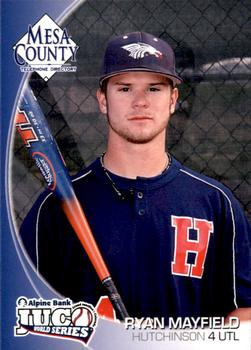 2010 Juco World Series Hutchinson Blue Dragons #NNO Ryan Mayfield Front