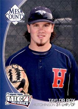 2010 Juco World Series Hutchinson Blue Dragons #NNO Taylor Roy Front