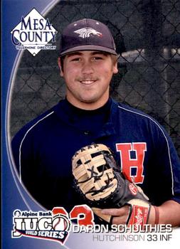 2010 Juco World Series Hutchinson Blue Dragons #NNO Daron Schulthies Front