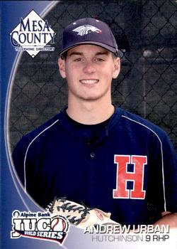 2010 Juco World Series Hutchinson Blue Dragons #NNO Andrew Urban Front