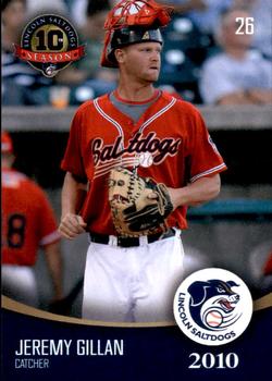 2010 Lincoln Saltdogs #NNO Jeremy Gillan Front