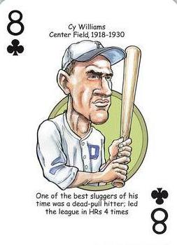 2013 Hero Decks Philadelphia Phillies Baseball Heroes Playing Cards #8♣ Cy Williams Front