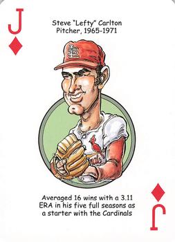 2020 Hero Decks St. Louis Cardinals Baseball Heroes Playing Cards #J♦ Steve Carlton Front