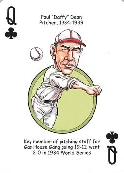 2020 Hero Decks St. Louis Cardinals Baseball Heroes Playing Cards #Q♣ Daffy Dean Front