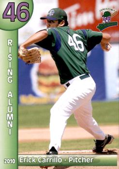 2010 Jamestown Jammers #NNO Erick Carrillo Front