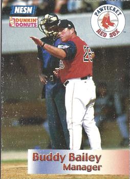 2002 Dunkin' Donuts Pawtucket Red Sox #NNO Buddy Bailey Front