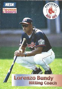 2002 Dunkin' Donuts Pawtucket Red Sox #NNO Lorenzo Bundy Front