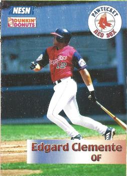 2002 Dunkin' Donuts Pawtucket Red Sox #NNO Edgard Clemente Front