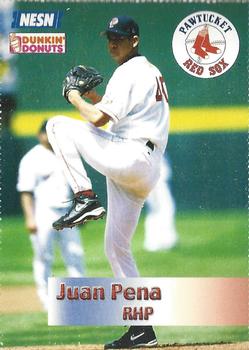 2002 Dunkin' Donuts Pawtucket Red Sox #NNO Juan Pena Front