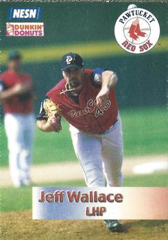 2002 Dunkin' Donuts Pawtucket Red Sox #NNO Jeff Wallace Front