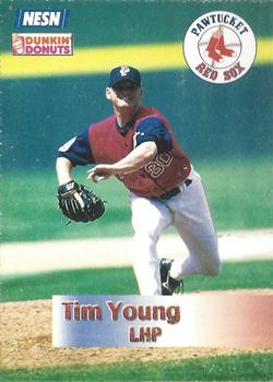 2002 Dunkin' Donuts Pawtucket Red Sox #NNO Tim Young Front
