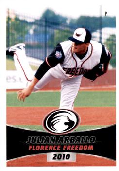 2010 Florence Freedom #NNO Julian Arballo Front