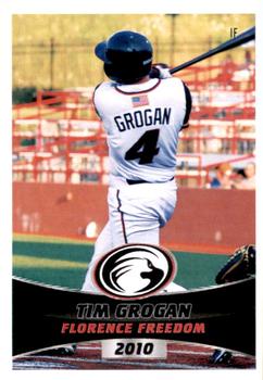 2010 Florence Freedom #NNO Tim Grogan Front