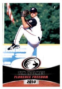 2010 Florence Freedom #NNO Tim Holmes Front