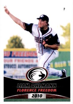 2010 Florence Freedom #NNO Liam Ohlmann Front