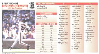 1997 Strat-O-Matic All-Stars #NNO Barry Bonds Front