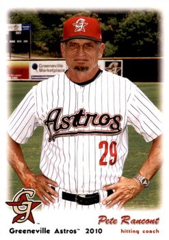2010 Grandstand Greeneville Astros #NNO Pete Rancont Front