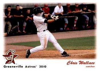 2010 Grandstand Greeneville Astros #NNO Chris Wallace Front