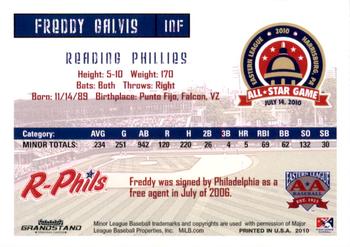 2010 Grandstand Eastern League All-Star Game Eastern Division #NNO Freddy Galvis Back