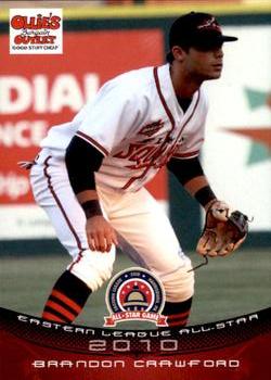 2010 Grandstand Eastern League All-Star Game Western Divsion #NNO Brandon Crawford Front