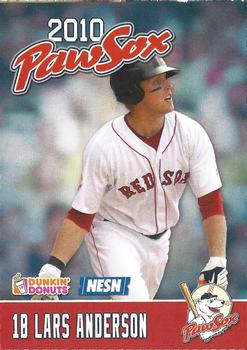 2010 Dunkin' Donuts NESN Pawtucket Red Sox #NNO Lars Anderson Front