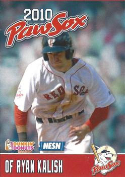 2010 Dunkin' Donuts NESN Pawtucket Red Sox #NNO Ryan Kalish Front