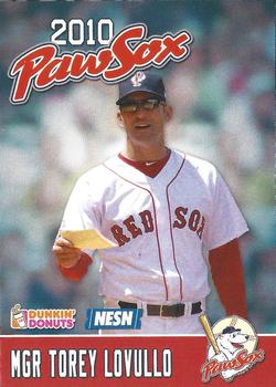 2010 Dunkin' Donuts NESN Pawtucket Red Sox #NNO Torey Lovullo Front