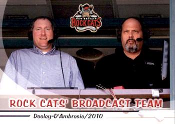 2010 Grandstand New Britain Rock Cats #NNO Jeff Dooley / Joe D'Ambrosio Front