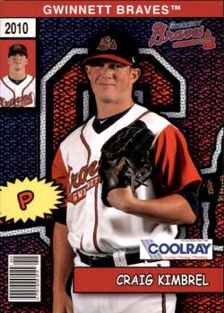 2010 Choice Gwinnett Braves SGA #13 Craig Kimbrel Front