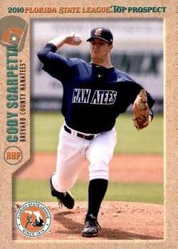 2010 Grandstand Florida State League Top Prospects #22 Cody Scarpetta Front