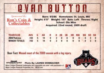 2010 Grandstand Yakima Bears #NNO Evan Button Back