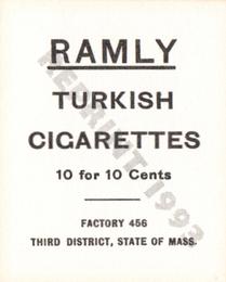 1993 1909 Ramly Cigarettes T204 (Reprint) #NNO Charles Chech Back