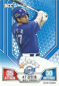 2020 SCC Battle Baseball Card Game Vol. 1 #SCCB1-20/083 Min-Ho Kang Front
