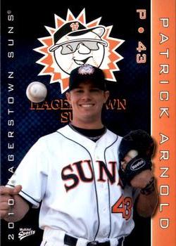 2010 MultiAd Hagerstown Suns #3 Patrick Arnold Front