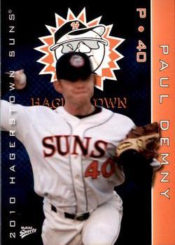 2010 MultiAd Hagerstown Suns #5 Paul Demny Front